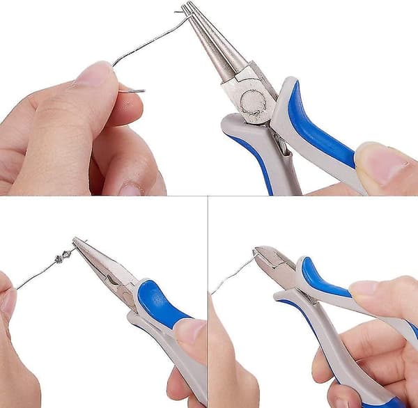 DIY-korupihtisarja, 3 osaa, pyöreäkärkiset sivuleikkurit