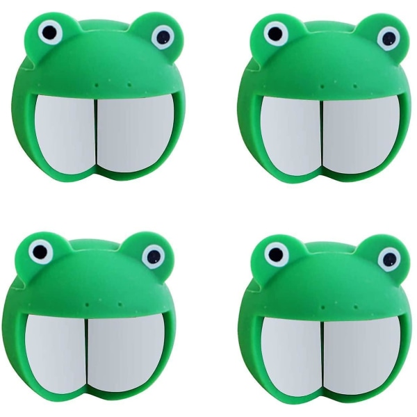 4 Pcs Cartoon Animal Shape Silicone Table Corner Protector Anti-Collision Corner, Green Frog