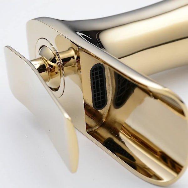 Fosskraner i antikk messing/gull, blandebatteri for servant Gold