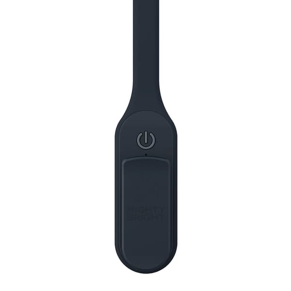 Mighty Bright Recharge 2 LED Clip On Book Light Rechargable With Micro USB Cable Provided, Various Colours Black