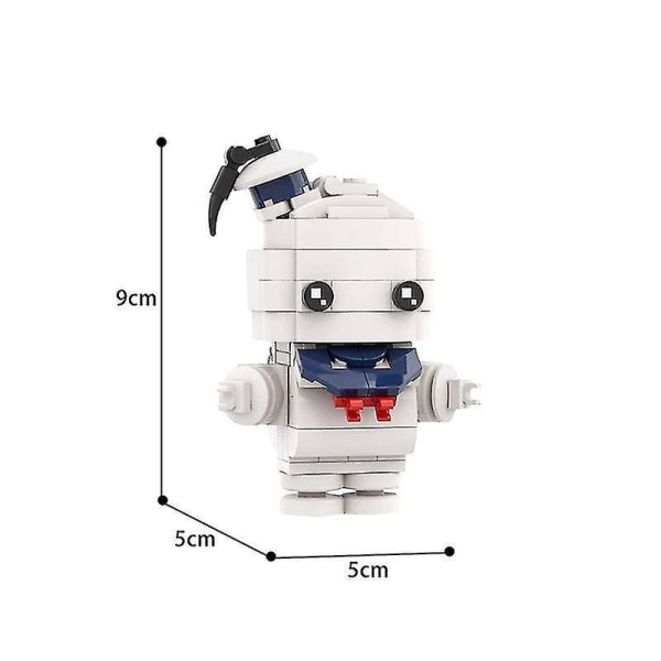 Brickheadz Mini Cartoon Character Mummy Building Blocks Set Ghost Hunting Team Sickle Man Bricks Diy Toy For Children Xmas