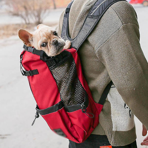 Dog Carrier Backpack For Small And Medium Pets Backpack Carrier Red S