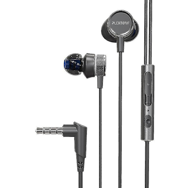 Plextone G15 3,5 mm:n langalliset nappikuulokkeet äänenvoimakkuuden säädöllä ja mikrofonilla C