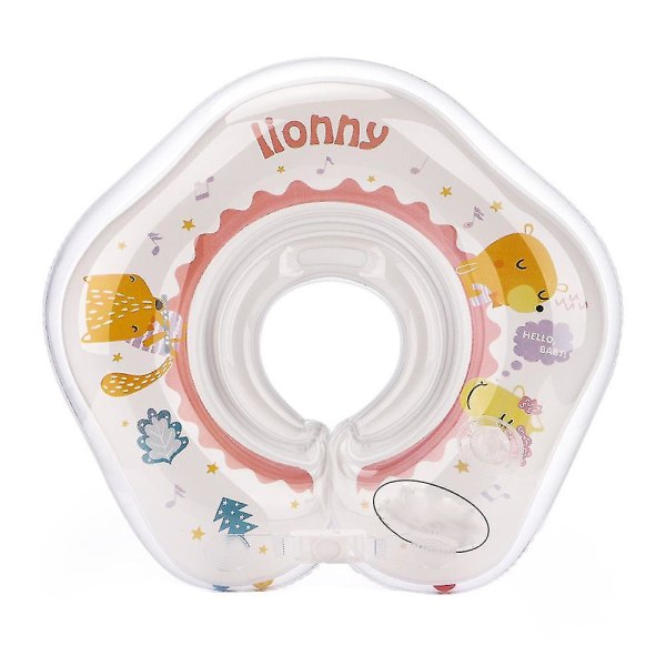 Baby Neck Floating Ring Baby Swimming Ring Cute Inflatable Floating Ring BLUE