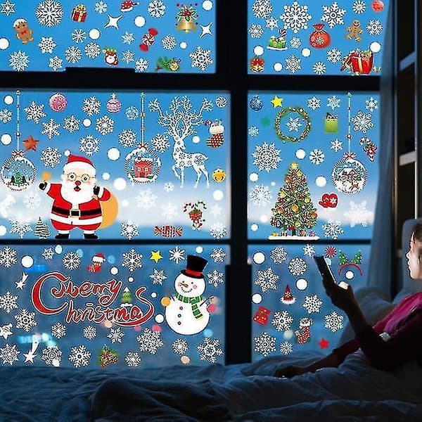 christmas Window Decorations,christmas Window Stickers