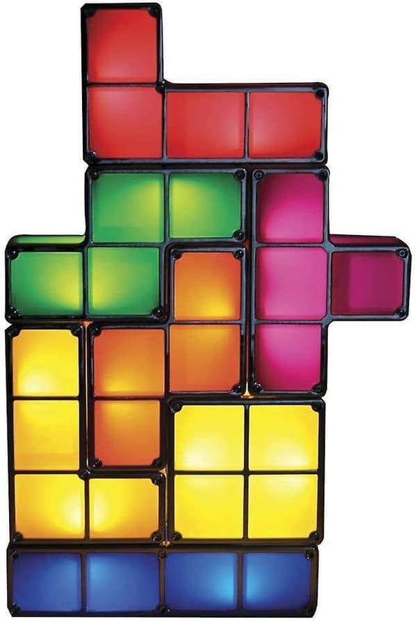 Goods+gadgets Lamp Stackable Led Table Lamp Mood Light Retro Tetris Lamp Lamp Building Blocks