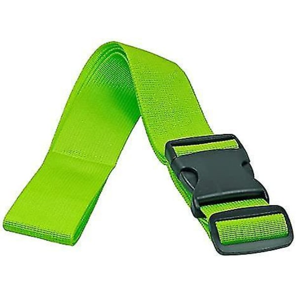 4 Pack Luggage Straps For Suitcases Strap Travel Belts Accessories Green