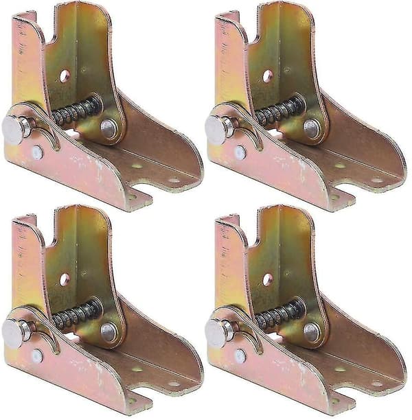 4 Pcs Folding Foot Table, Lock Extension Table Bed Leg, Hot Rolled Steel