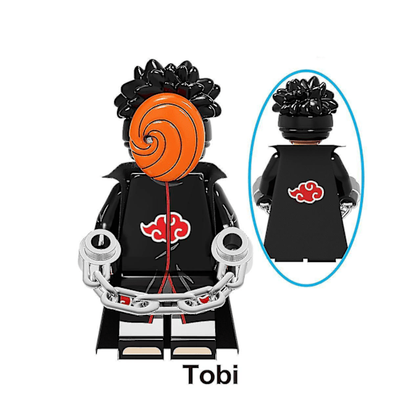 8pc Naruto Uzumaki Naruto Assembled Building Block Minifigure