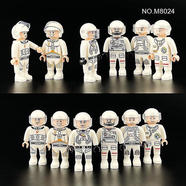 Space Astronaut Building Blocks Minifigure Toys Assembling Toys 6pcs
