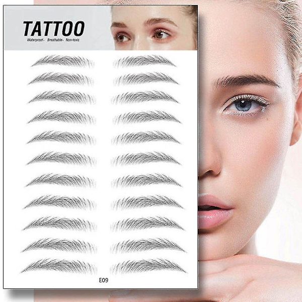 4d Hair-like Authentic Eyebrows Grooming Shaping Brow Shaper Makeup Brow Sticker