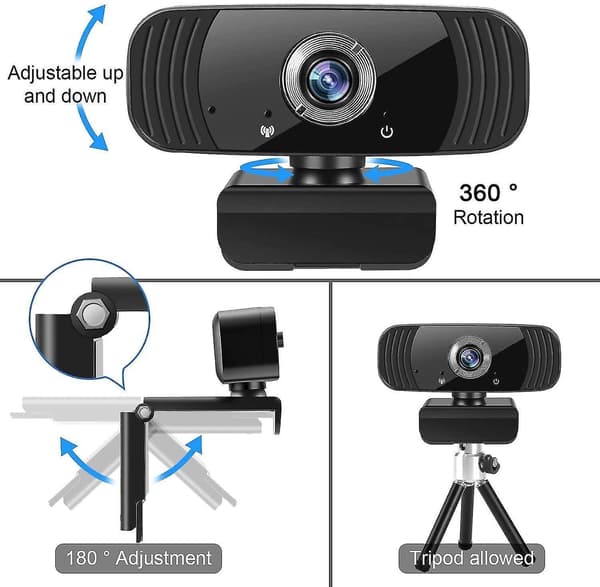 Webkamera med automatisk lyskorrektion, til videostreaming