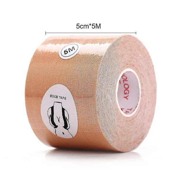 Ladies Boob Tape Nipple Cover Breast Pad Push-up Invisible Sticker Apricot L