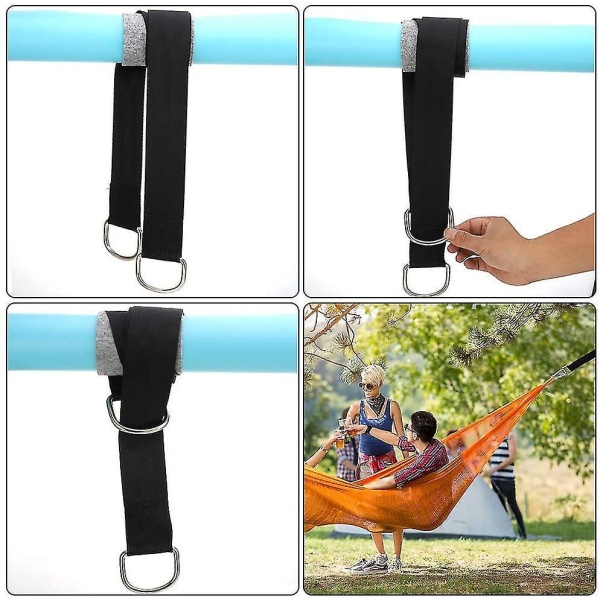 Swing Attachment, Hammock Attachment Swing Suspension Strap Kit With 2 Heavy Duty Carabiners And D-rings, Holds Up To 550 Kg With Storage Bag, Tree Pr