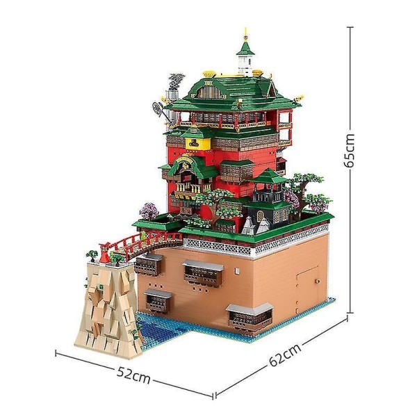 New 5883 Pcs Hero Tower Model Bricks Iron Tower Man Base Building Block Hot Spring House With Led Lights Kids Toys Birthday Giftno Box