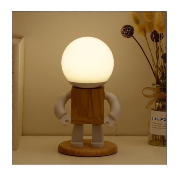 Bordlampe Tre Robot Barn Gutt Bursdagsgave