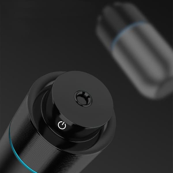 Bil Aromadiffuser USB Bil Luftfukter Spray Bil Luftrenser Eliminerer Lukt LED-lys Gray