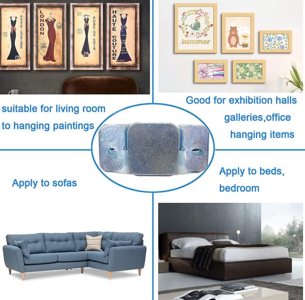 8 stk. Store Sofastik Sofaer Universal Rustfrit Stål Sofastik Møbelstik Låsende Sofabeslag