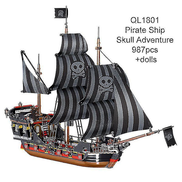 Børnelegetøj Skib Pirat Model Moc Klodser The Eternity Pirates Både Byggeklodser Idéer Serie Båd Klodser Drenge Fødselsdagsgaver ingen Original Æske4