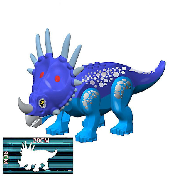 2022 Moc Stor Jurassic Dinosaur World Spinosaurus Ankylosaurus Dino Byggeklods Model Diy Klodser Pædagogisk Legetøj Gaver L28