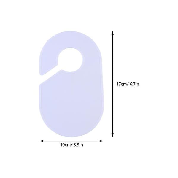 18 Pcs Simple Clothes Size Dividers Clothing Hanger Divider