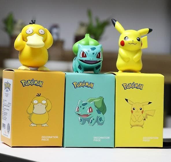 Original Pikachu Pokémon Figurer 8CM Ny Model Model 2