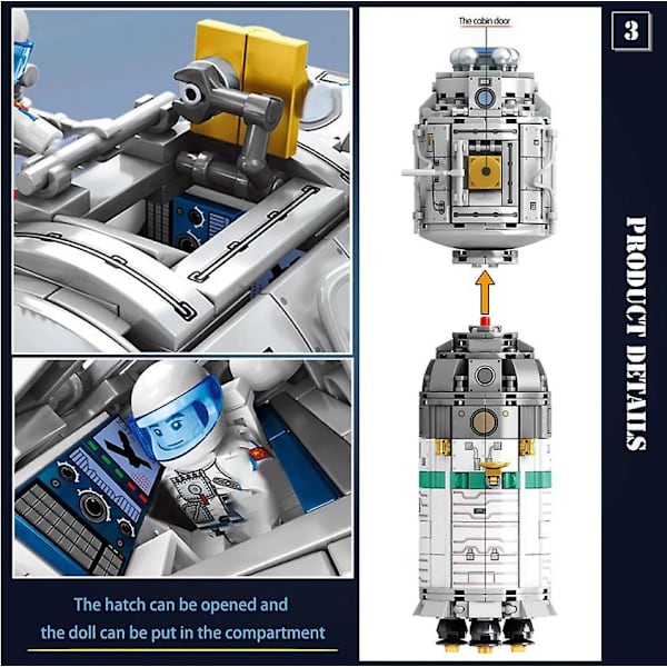 Erospace Space Station Building Blocks Model
