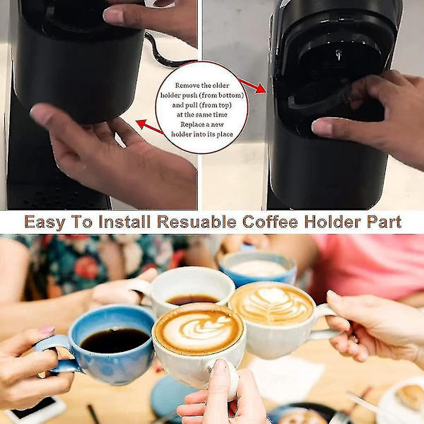 Reusable K-cup Coffee Pod Holder Replacement Part Compatible With Keurig Brewer