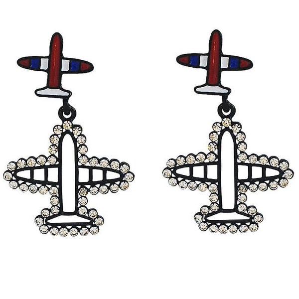 1pair Plane Shaped Earstuds