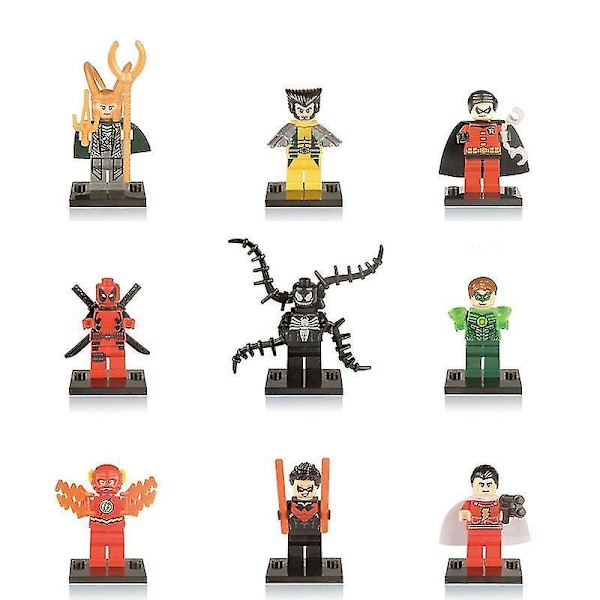 35 Superhero Building Blocks Dolls Puzzle Assembled Building Blocks Minifigure Boy Toys