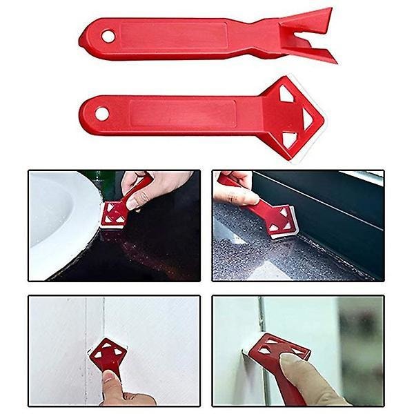 2pcs/set Mini Hand Tool Scraper Utility Tool Practical Floor Cleaner Tile Cleaner Surface Glue Residue Spatula