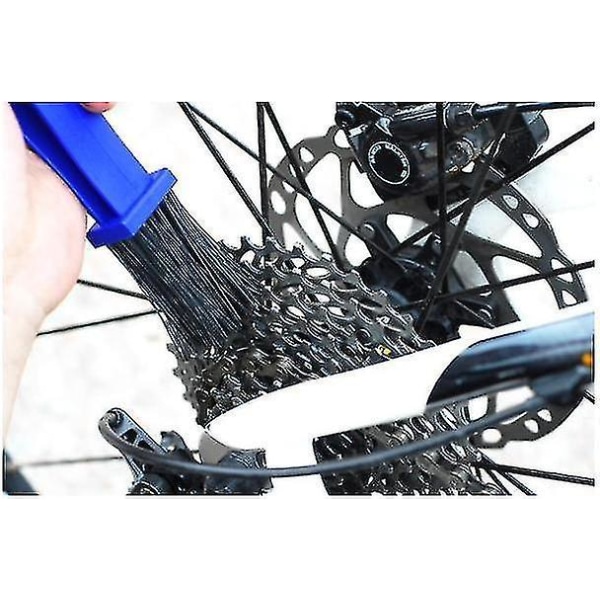 2 Pcs Bike Chain Cleaner Washer Bicycle Motorcycle Chain Cleaning Brush Tool-bicycle Chain Brush, Motorcycle Bicycle Cleaning Brush, Three-sided