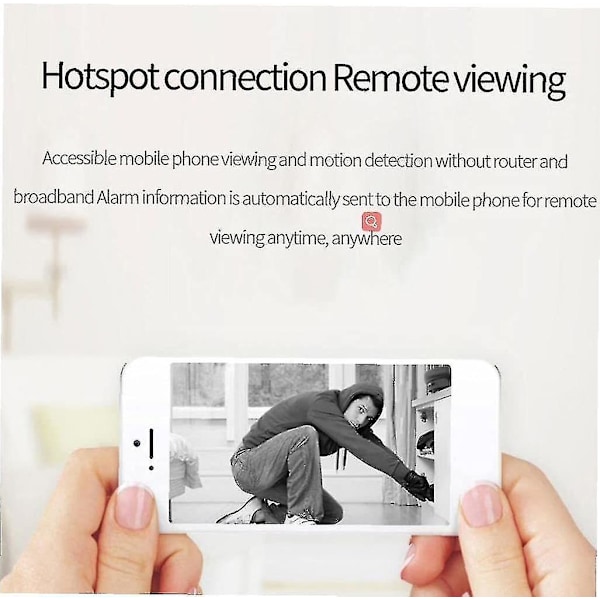 Mini Wifi Hd Wireless Security Camera With Night Vision Motion Detection(black)