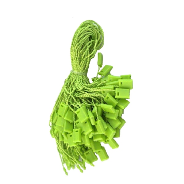 100pcs Nylon String Hang Tag Fasteners Green 1000pcs