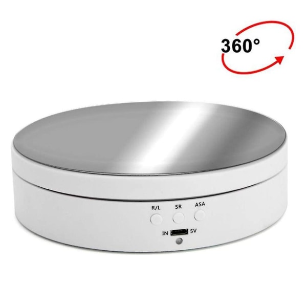 Electric Display Table Three-speed Adjustable Angle Intelligent Charging Rotating Table Jewelry Display Turntable