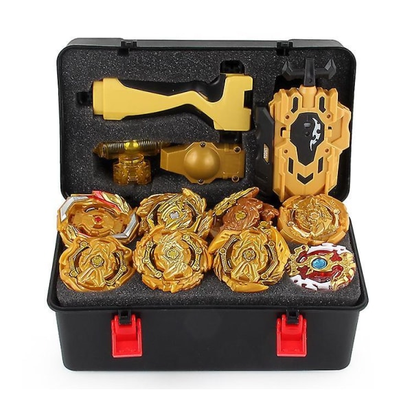 12-piece Gold Edition Burst Top Toys Alloy Fighting Double Competitive Top Toys