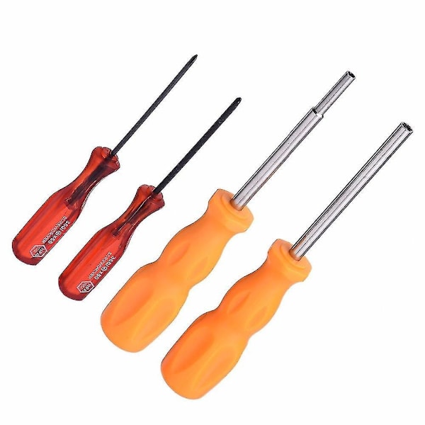 1 Set 3.8 4.5 2mm Screwdriver Bit Screw Driver Gamebit With Handle Set A