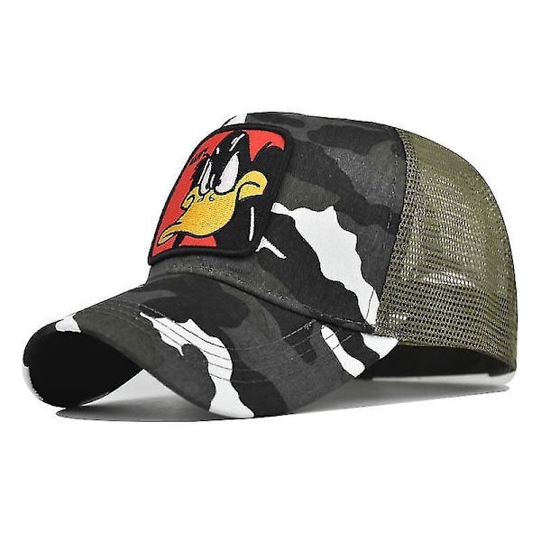 Disney Anime Figures Daffy Duck Baseball Cap Embroidered Cotton Cartoon Animals Four Seasons Mesh Hat Birthday Gifts 5
