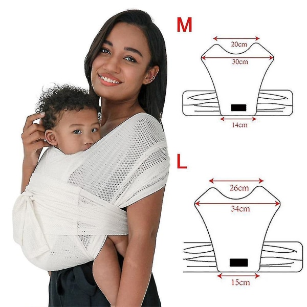 Comfortable Cotton Baby Carrier For Newborns Up To 20kg Black M