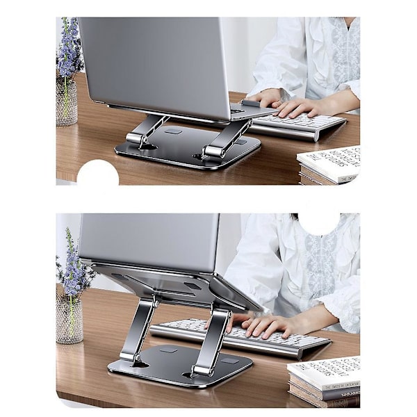 Laptop Foldable Cooling Holder Bracket Stand Adjustable Riser Alloy Rack