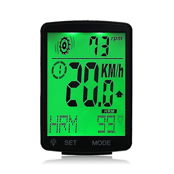 Bike Bicycle Computer Wireless Bike Waterproof Odometer Cadence Sensor 2.8inch Lcd Cycling Speedometer Heart Rate