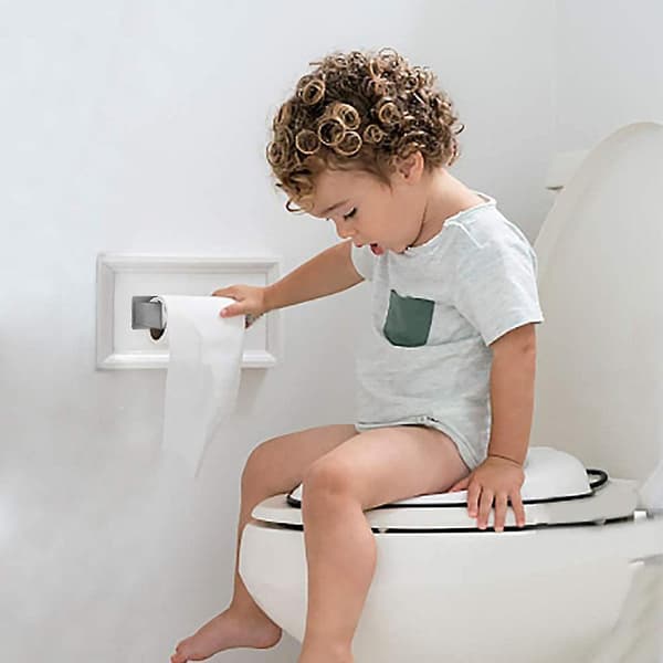 Toiletpapirholder Rustfrit Stål, Halvåben Badeværelsesholder Silver