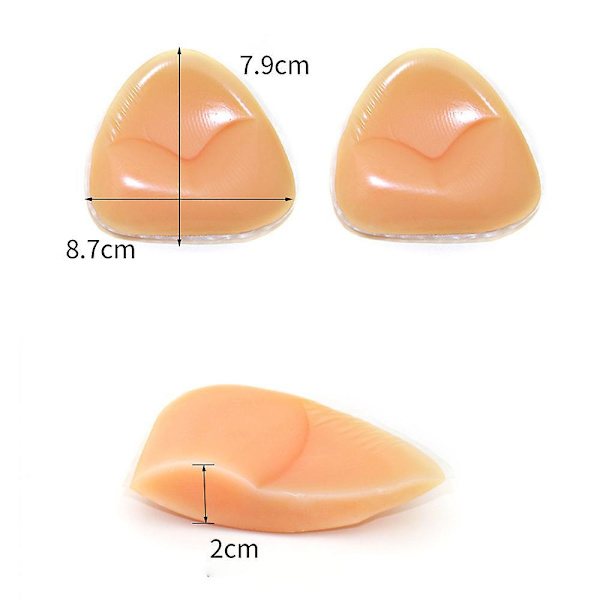 Bikini Silicone Breast Pads Invisible Enhancers Bra Mats Push Up Underwear Pads Clear
