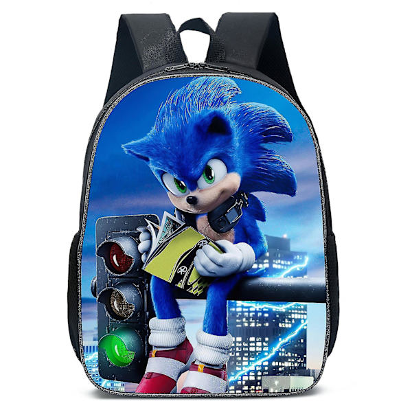Cartoon Backpack Hedgehog Sonic Bag School Bag Kids B