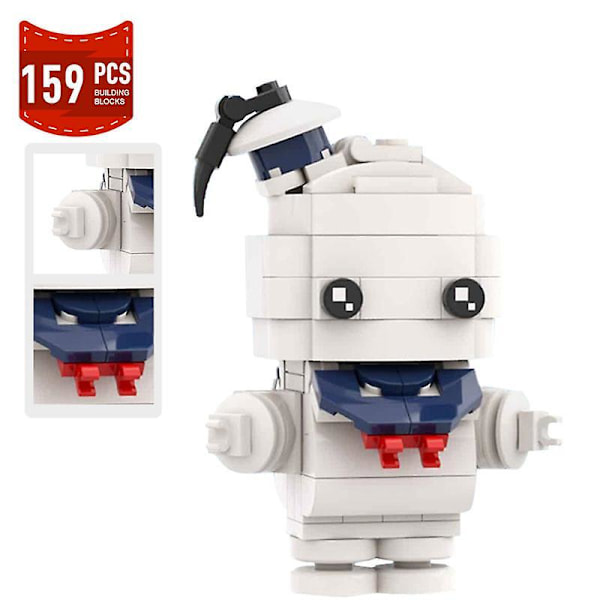 Brickheadz Mini Cartoon Character Mummy Building Blocks Set Ghost Hunting Team Sickle Man Bricks Diy Toy For Children Xmas