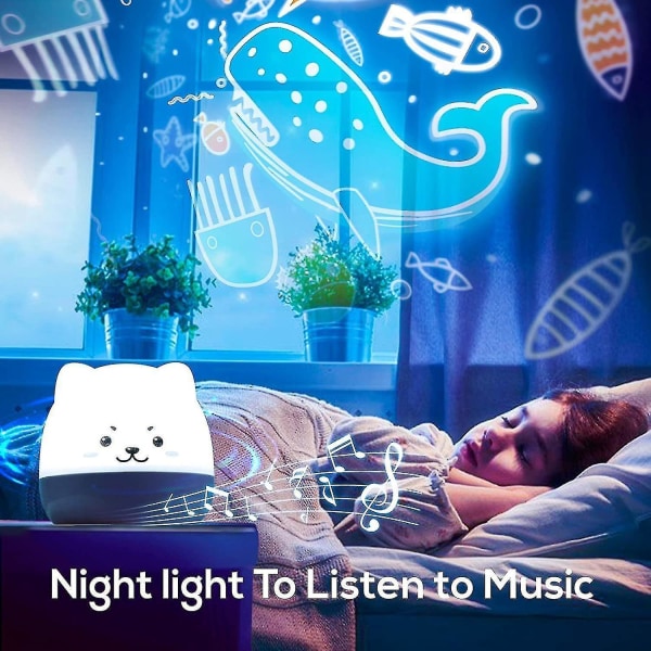 Light Speaker 360u00b0 Projection Rotatable Remote Control Star