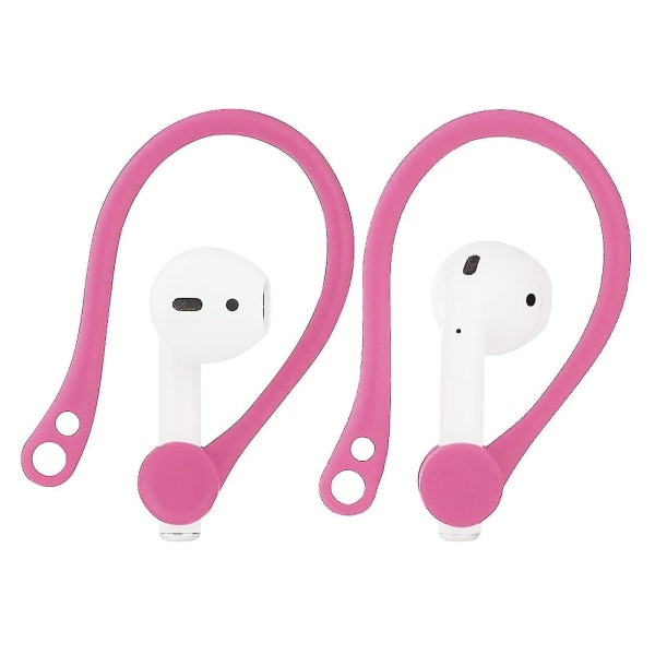 Earhooks Durable Anti-lost Silicone Anti-lost Ear Hook For Outdoor Pink