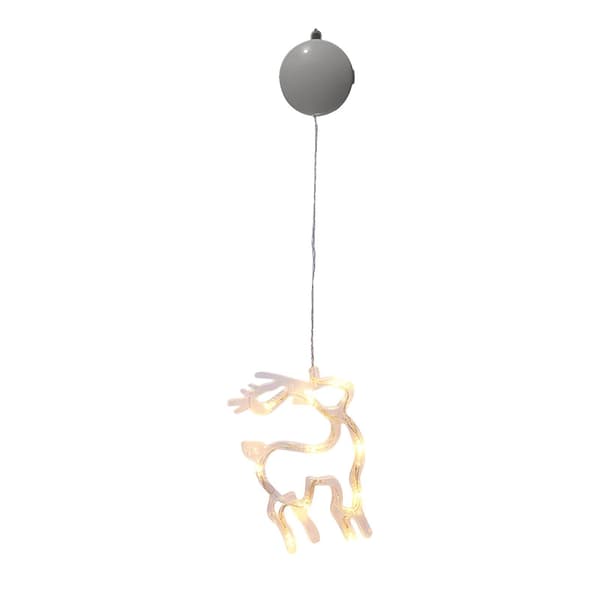 Led Sucker Lights Christmas Tree Bells Snowflake Elk Window Decorations Lights