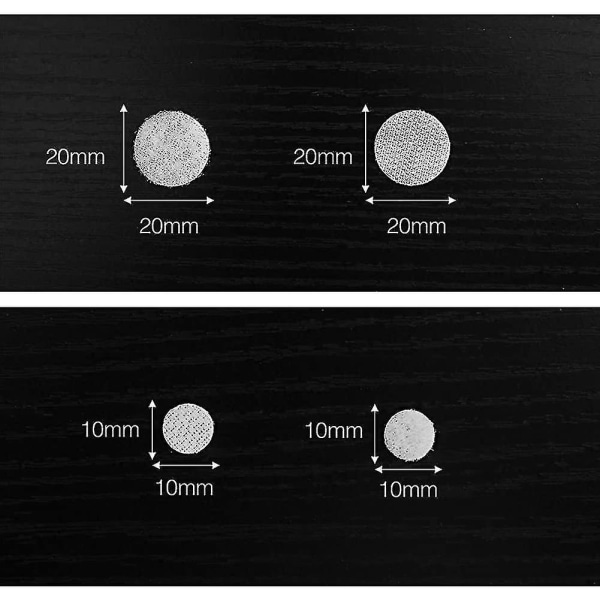 1000 Pieces Of 20mm Velcro Points Self-adhesive. 500 Pairs Of Self Adhesive