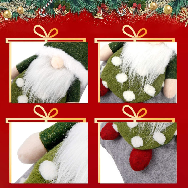 3 Pieces Christmas Stocking, Santa Christmas Stockings Fireplace Hanging Stockings For Family Christmas Decoration Xmas Character Holiday Season Party